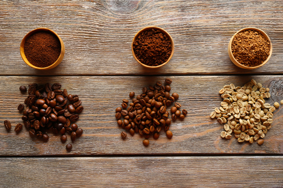 Eating ground deals coffee